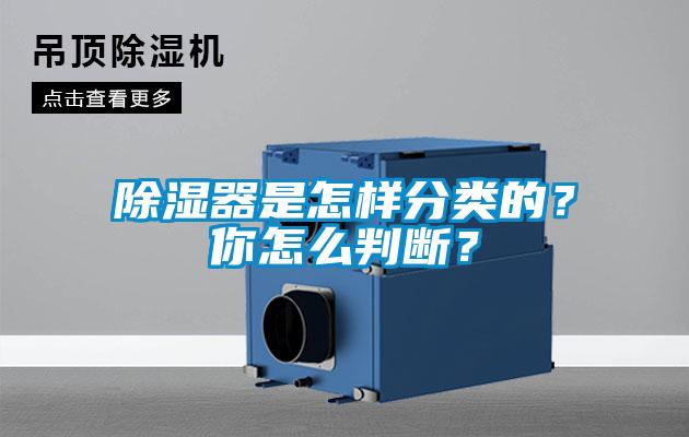 除湿器是怎样分类的？你怎么判断？