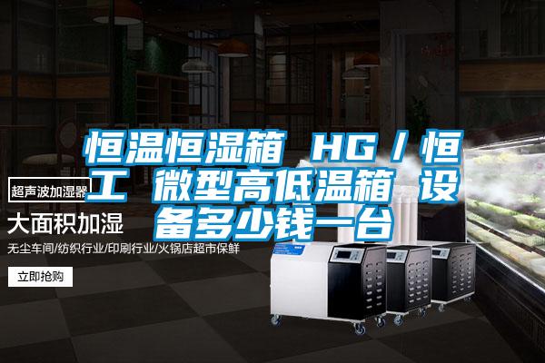 恒温恒湿箱 HG／恒工 微型高低温箱 设备多少钱一台