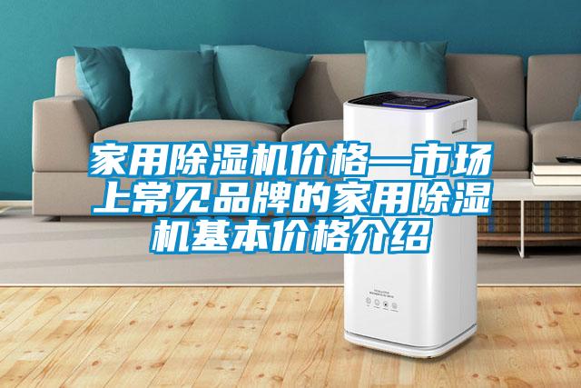 家用除湿机价格—市场上常见品牌的家用除湿机基本价格介绍