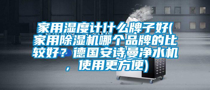 家用湿度计什么牌子好(家用除湿机哪个品牌的比较好？德国ylzzcom永利总站净水机，使用更方便)