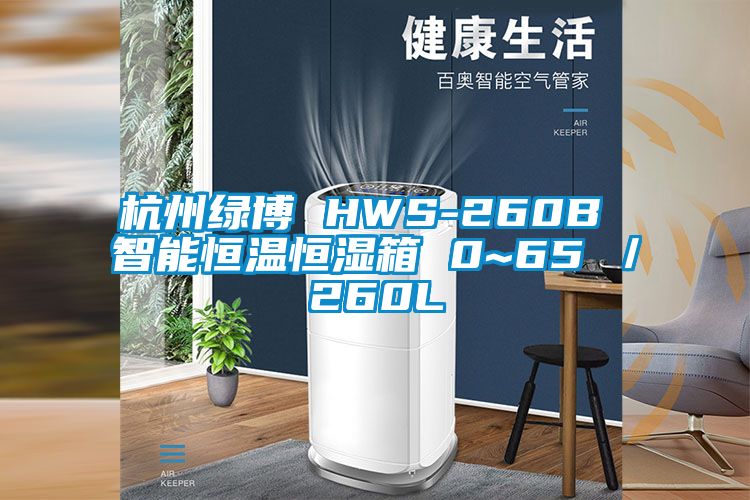 杭州绿博 HWS-260B 智能恒温恒湿箱 0~65℃／260L