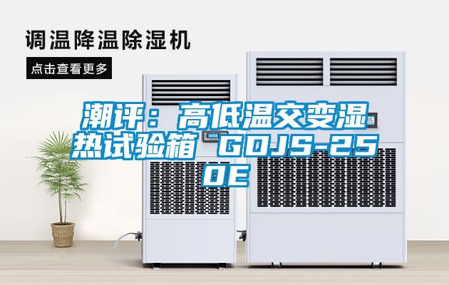 潮评：高低温交变湿热试验箱 GDJS-250E