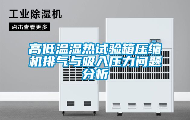 高低温湿热试验箱压缩机排气与吸入压力问题分析